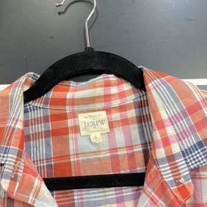 Plaid button down